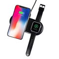 2 in 1 Dual Wireless Charger Pad for both phone and iphone watch 1