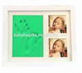 2017 New Design Hot Pink Baby Clay Handprint Footprint Frame Kit