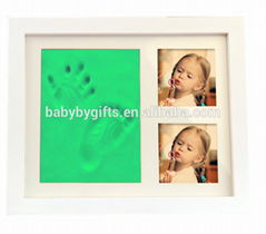 2017 New Design Hot Pink Baby Clay Handprint Footprint Frame Kit