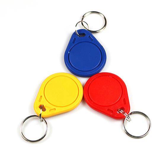  RFID Proximity ID Token Tag Key Ring 125Khz TK4100 RFID cards Red,Blue 5