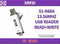 S1-W60A-ISO14443A READ WRITE Reader With Free SDK USB mini Reader