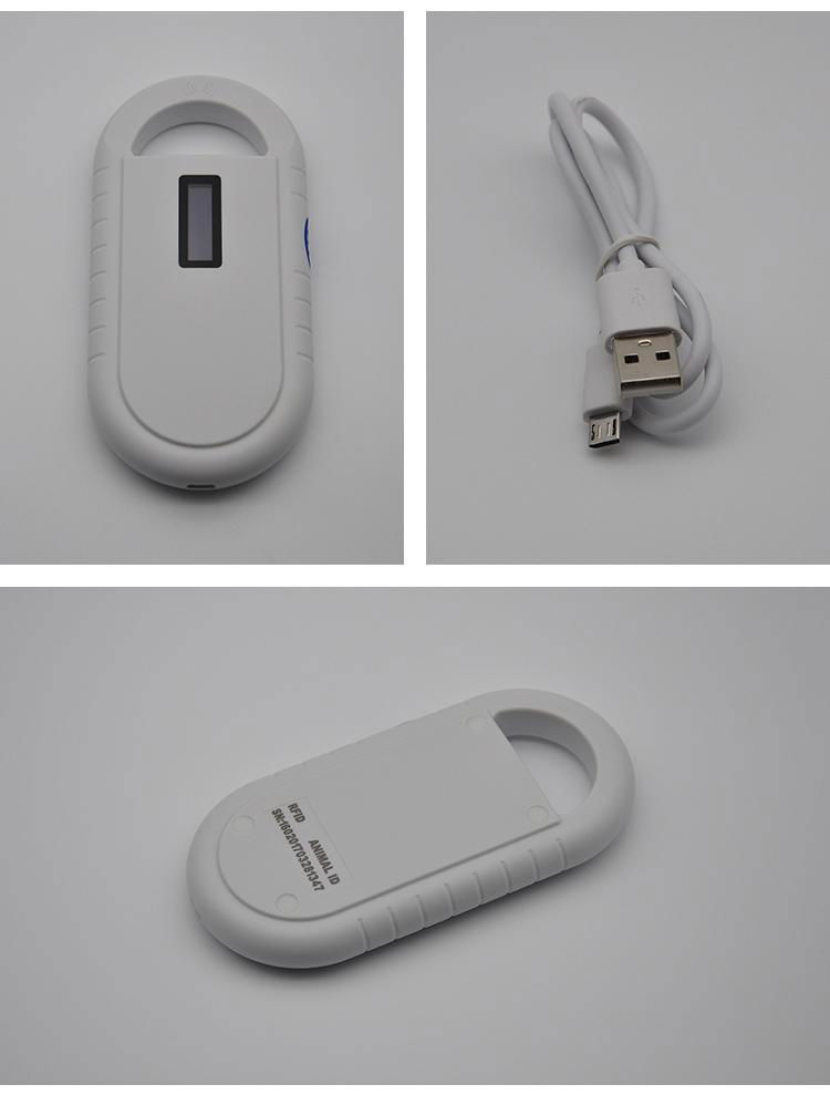 Mini USB microchip Reader Compatible 125khz 10(ID64) 134.2khz FDX-B EM4305 5