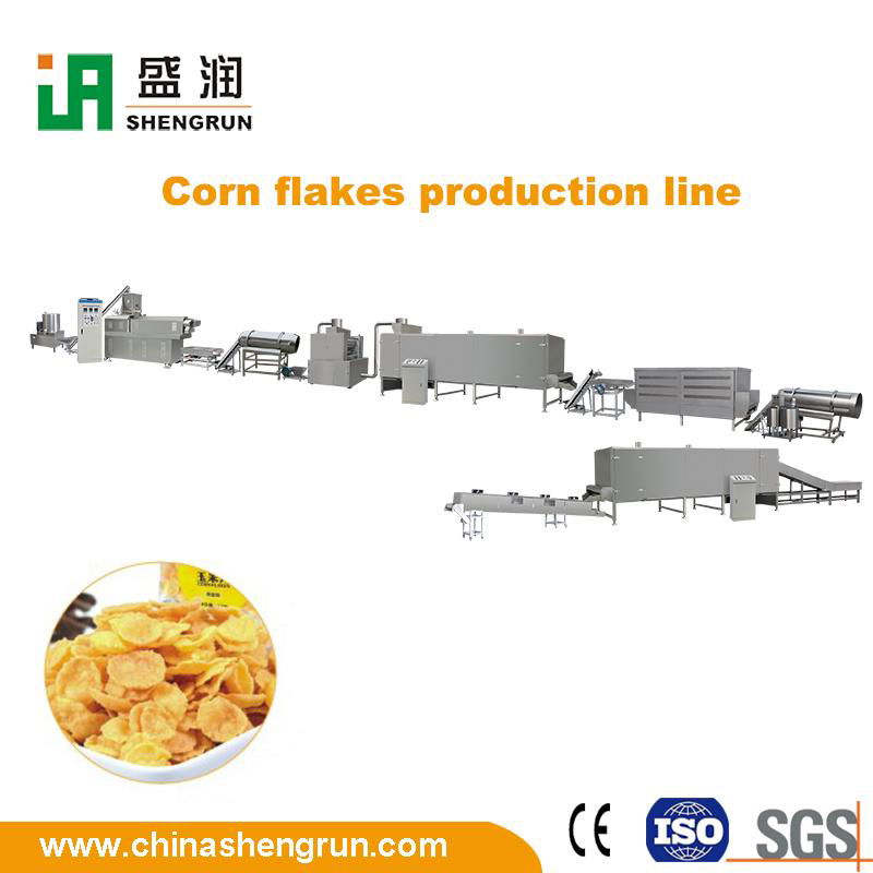 Corn flakes breakfast cereals making machine 3