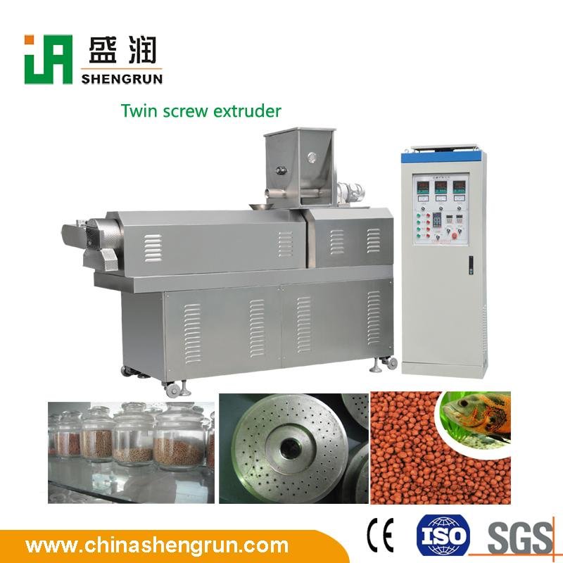 Floating and sinking fish feed pellet extruder machine 4