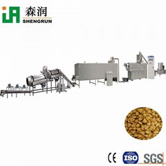 Automatic pet dog food production