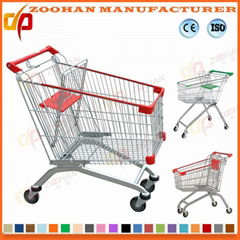 European Style Shopping Cart Supermarket Trolley From Manufacturer