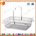 Durable Retail Shop Supermarket Plastic Handle Portable Shopping Basket 2