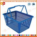 Durable Retail Shop Supermarket Plastic Handle Portable Shopping Basket 5