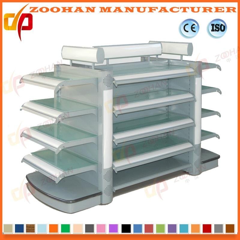 Customized Double Sided Wire Mesh Shelf Display Stand