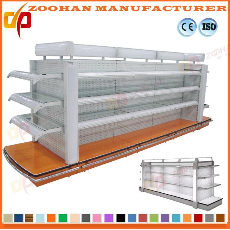 Customized Double Sided Wire Mesh Shelf Display Stand 2