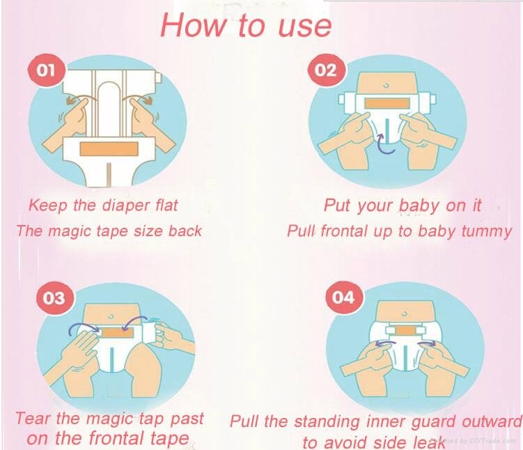 high quality disposable baby diaper 4