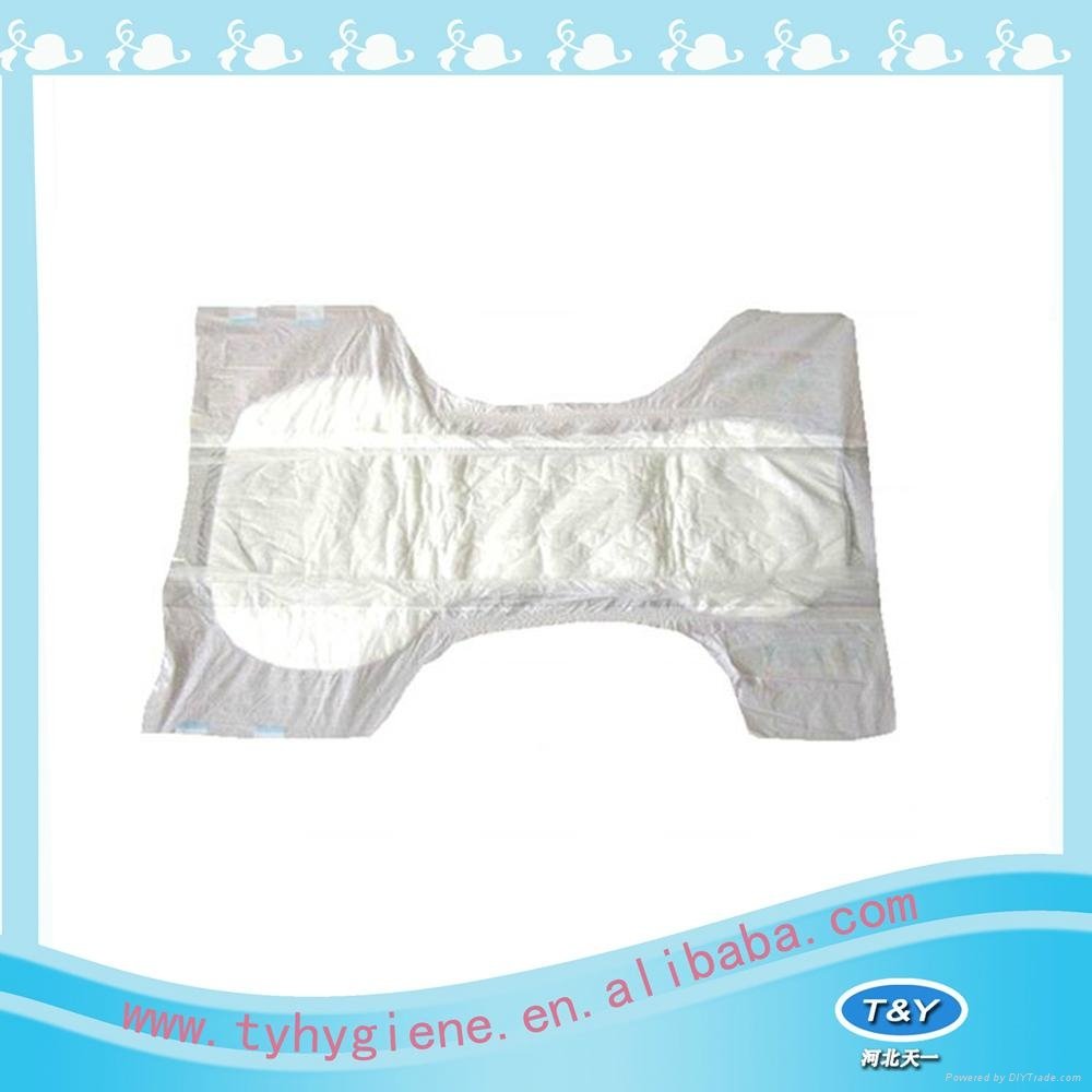 Adult diaper with 3-D leak guard ,thick adult diaper high absorbent 3