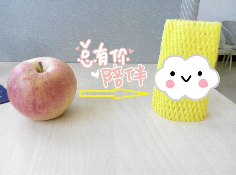 2016 food grade EPE foam  net sock for apple