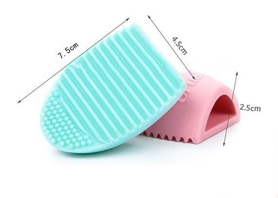 hot selling sillicone brush egg makeup comestic brush cleanner  2