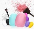 hot selling sillicone brush egg makeup comestic brush cleanner 