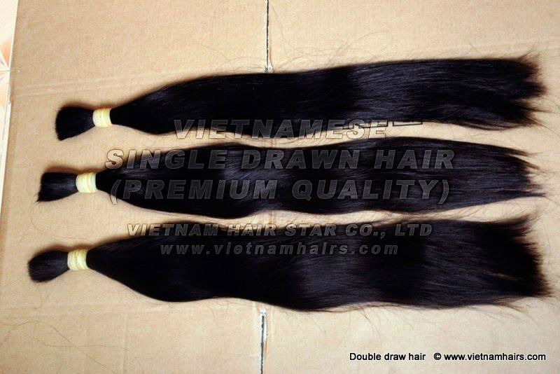 Human Virgin Machine Weft hair 2