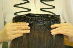  Remy hair Vietnamese human hair extensions 