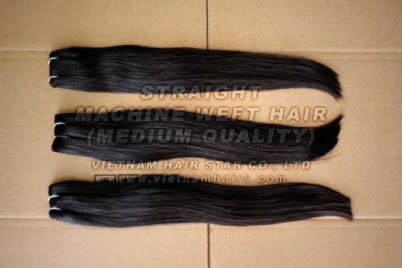 Vietnames Virgin Remy hair  Machine Weft hair 5