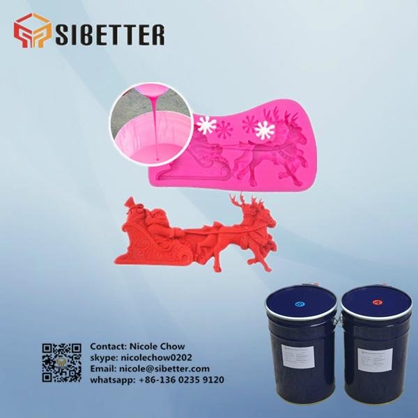 additional cure molding liquid silicon rubber for mould making 3