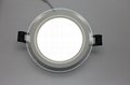 Hot Sale LED Glass Panel Light Round and Square 2