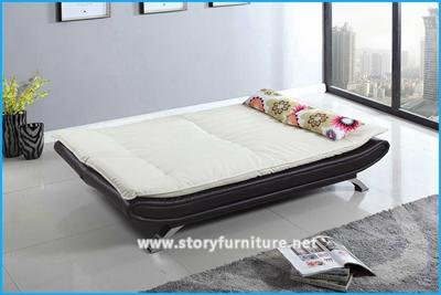 click clack leather sofa bed