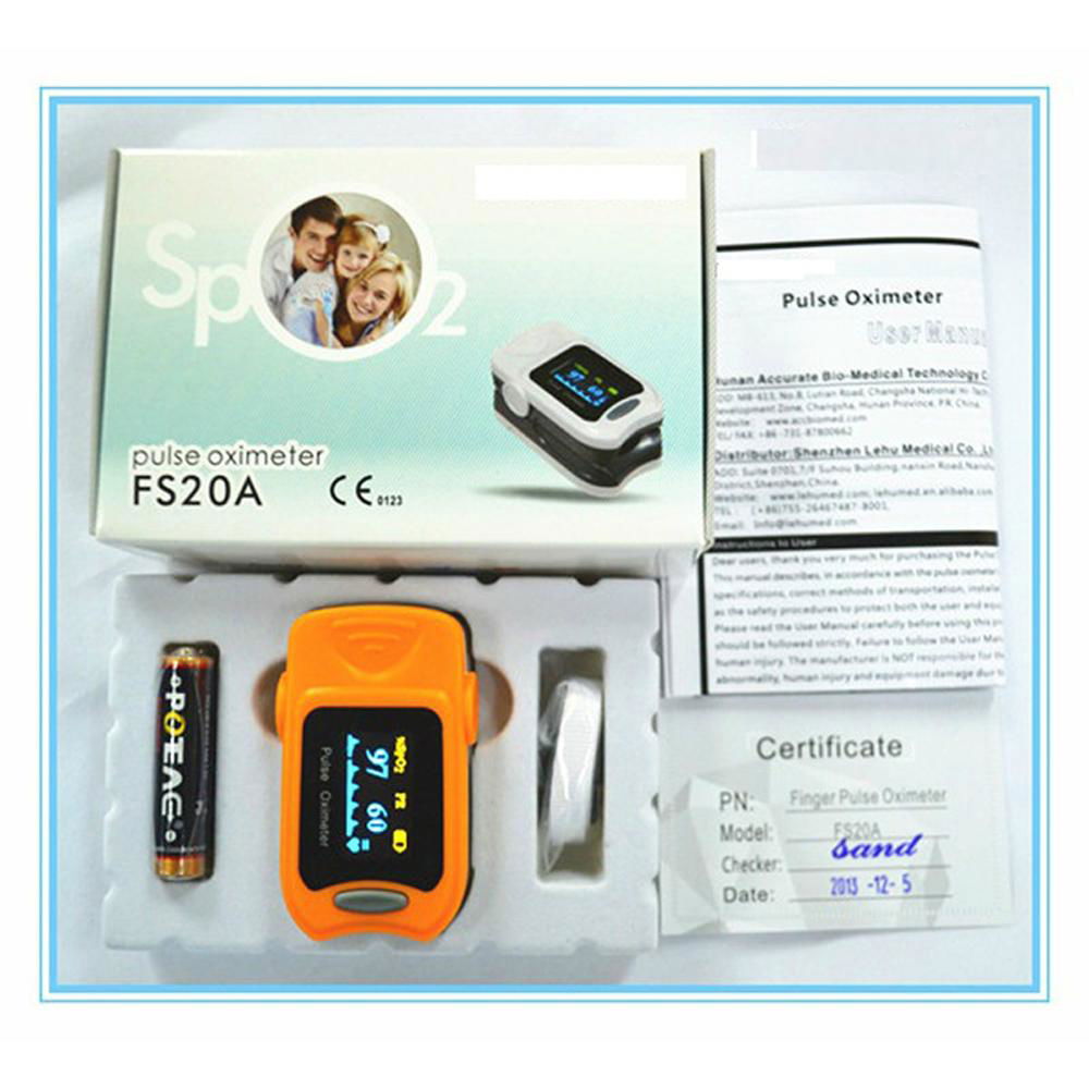 Digital finger oximeter color oled fingertip pulse oximeter pulsioximetroBest pr 5