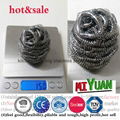 Stock of scourer galvanized stainless steel cleaning ball 4