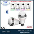 5w controlled by app wifi disco bluetooth smart led light bulb speaker 1