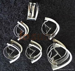 Metal Intalox Saddle Ring  Its shape is