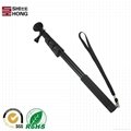 Aluminum Alloy Cable Monopod Wired Selfie Stick 4