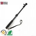 Aluminum Alloy Cable Monopod Wired Selfie Stick 5