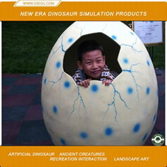 Attractive Animated Fiberglass Dinosaur Egg