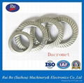 Fastener DIN9250 Double side knurl lock washer with ISO
