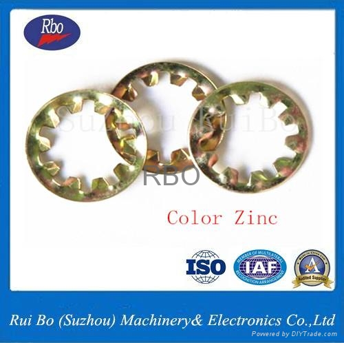 Fastener DIN6797J Internal Teeth Washer with ISO 2