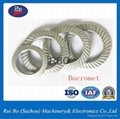 Factory Price DIN9250 Double side knurl lock washer with ISO 2