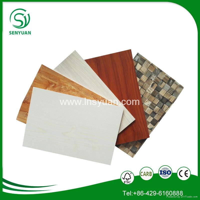 the cheap price and top quality Melamine coated plywood for furniture and closet