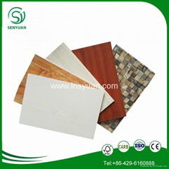 the cheap price and top quality Melamine coated plywood for furniture and closet