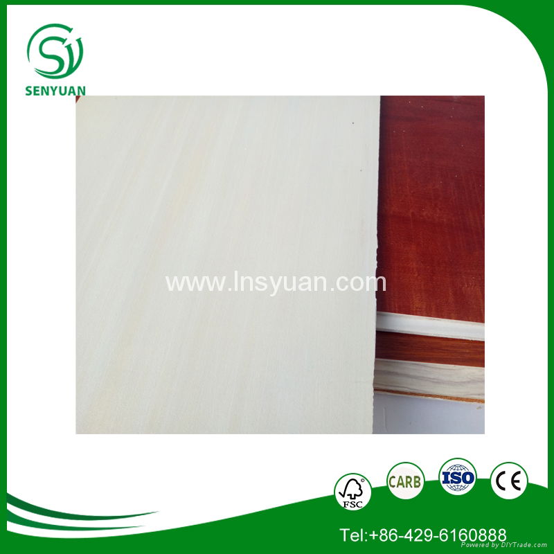 the besr cheap price 1220x2440mm  Melamine coated plywood from China factory 