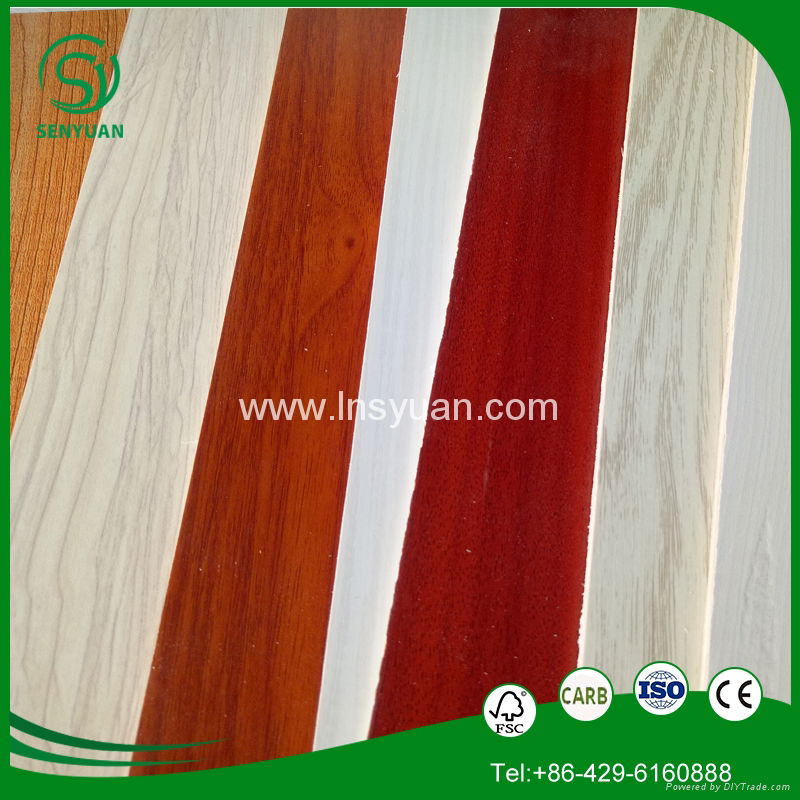 the besr cheap price 1220x2440mm  Melamine coated plywood from China factory  5