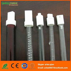 Twin tube IR lamp golden infrared heating lamp