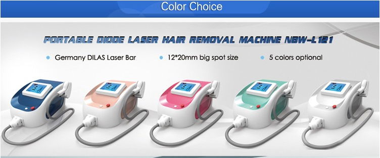 Most effective 808nm diode professional spa use portable laser hair removal mach 2