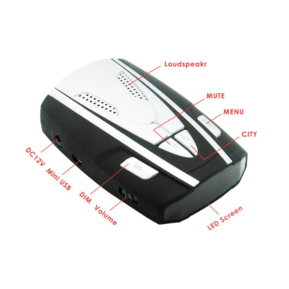 X K Ka Laser Strelka CT Full Band Anti Police Speed Gun Radar Detector with GPS 2