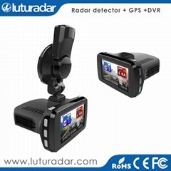 3 in 1 1080P FHD Ambarella A7 Car DVR GPS Radar Detector with night version cam