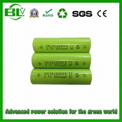 High Rate 3000mAh Original Li-ion 18650 Battery with Full Protections