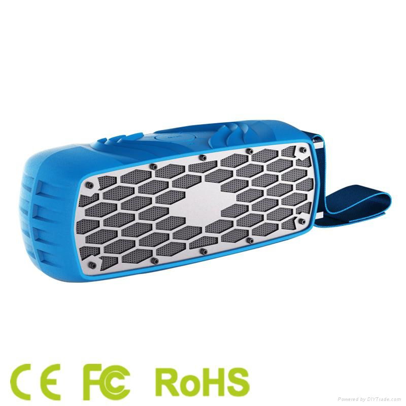 Outdoor mould protect waterproof wireless bluetooth stereo speaker 3