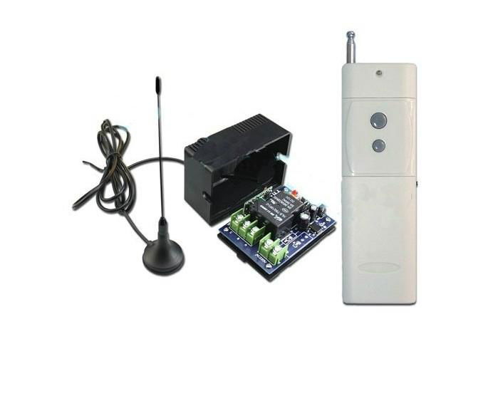 2000M 10A 1 CH 433MHz DC12V RF Wireless Remote Control Switch Radio Controller T