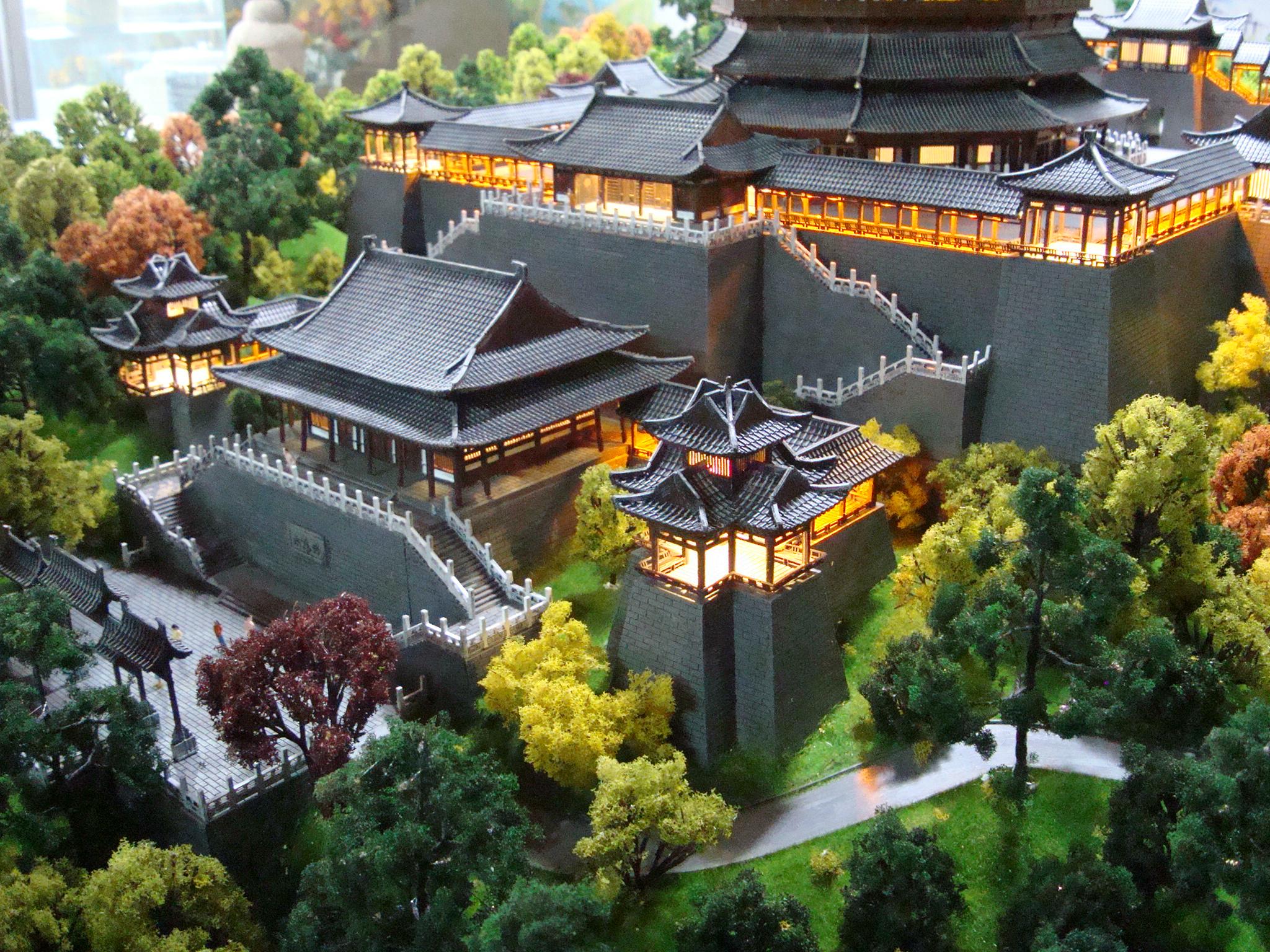 湖北古建沙盤模型 3