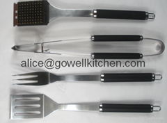 BBQ Tool Set Spatula, Fork, Tongs