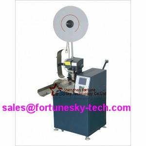 Automatic Dual Wires Feeding Single-end Terminal Crimping Machine