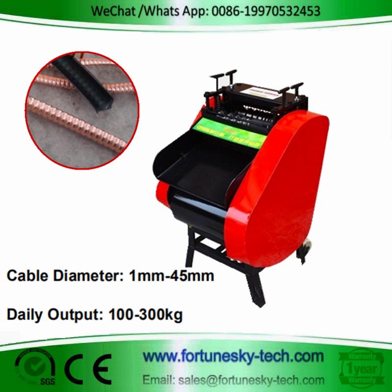 Automatic Wire Stripper Machine For Copper Scrap Fortune Sky (China